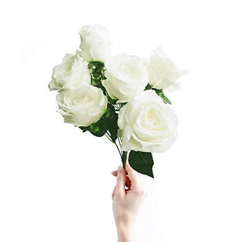 Artificial White Roses